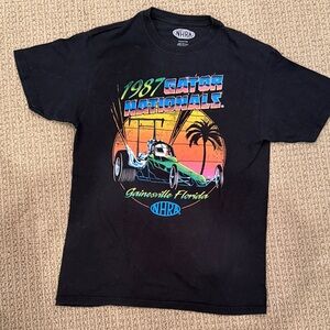 National Hot Rod Black Graphic T-Shirt